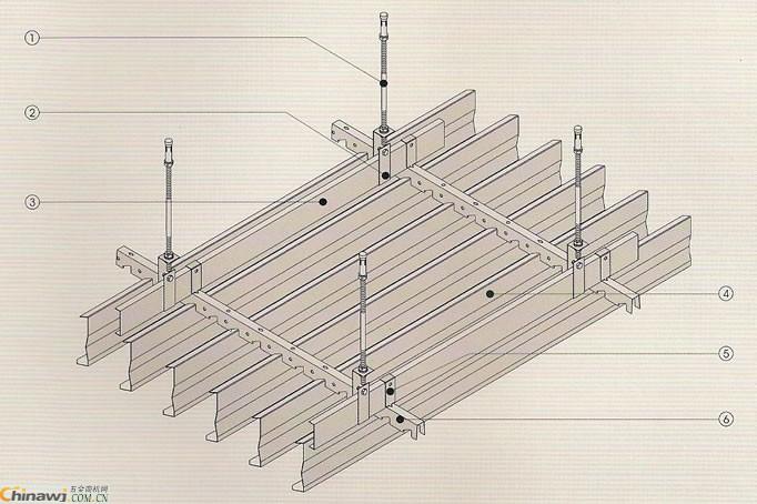 鋁掛片安裝節(jié)點(diǎn)圖